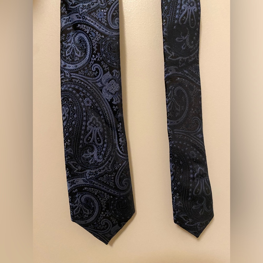 Black Brown 1826 Slim Cut Tie